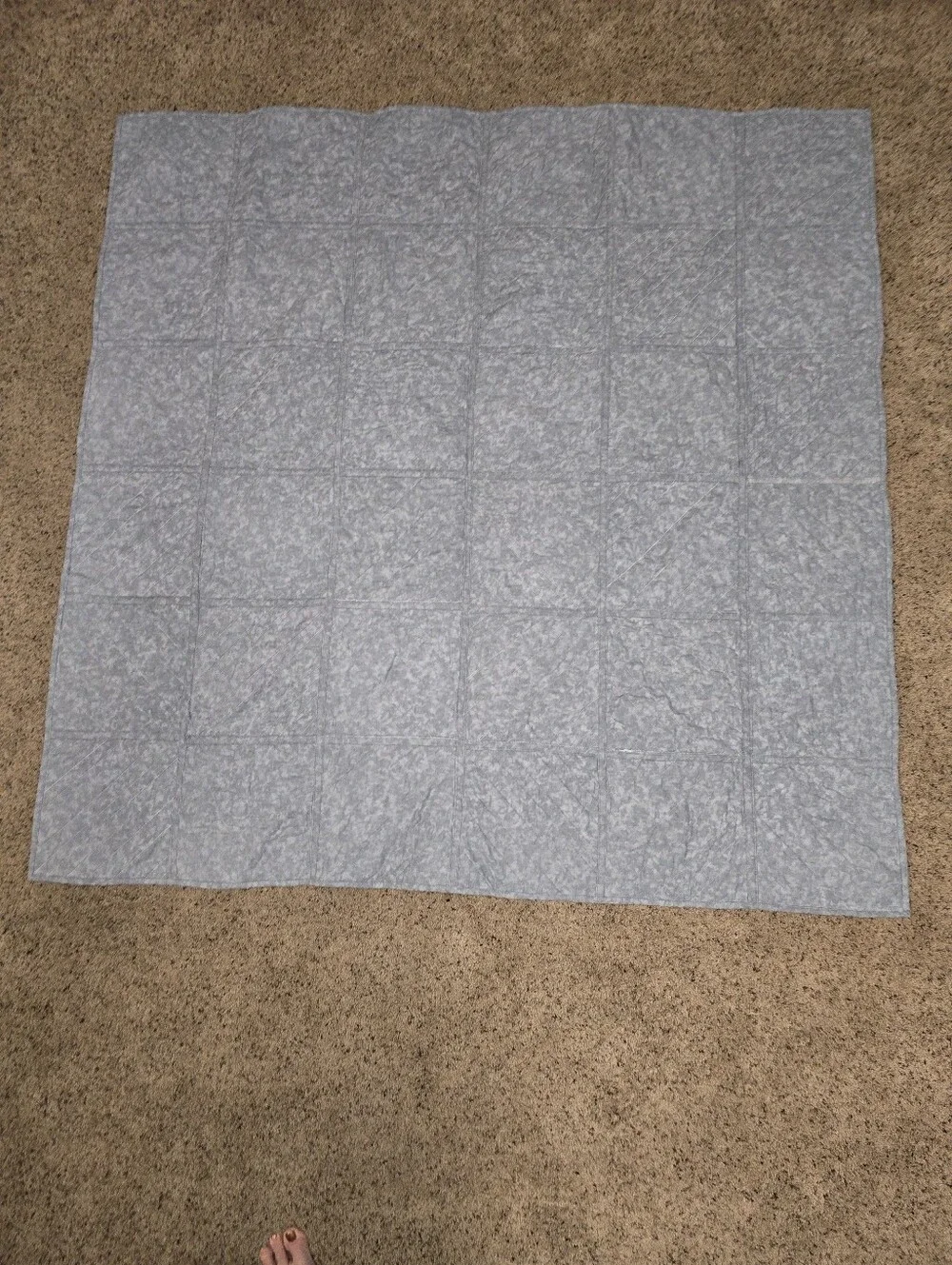 Scrappy String Quilt Lap Quilt Modern Machine Quilted Wall Hanging